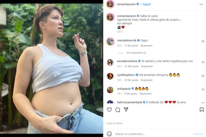 Miriam Lanzoni mostró el cambio de imagen que hizo para encarar su próximo proyecto actoral (Foto: Instagram @miriamlanzoni)