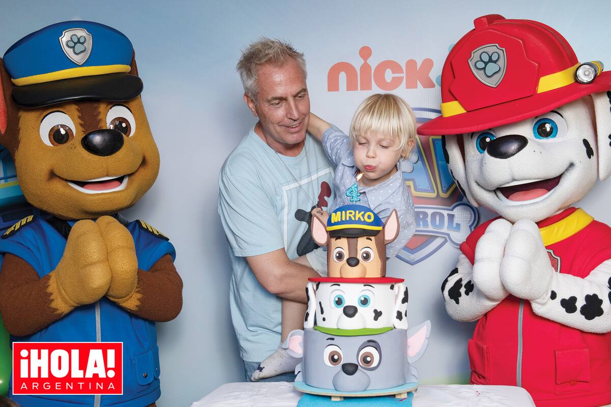 Mirko es fanático de Paw Patrol y celebró su cumpleaños por anticipado junto a sus compañeros de jardín.