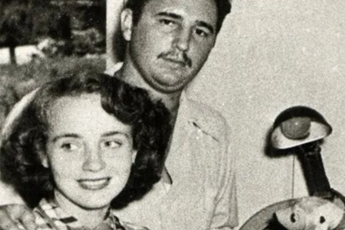 Mirta Díaz-Balart junto a Fidel Castro