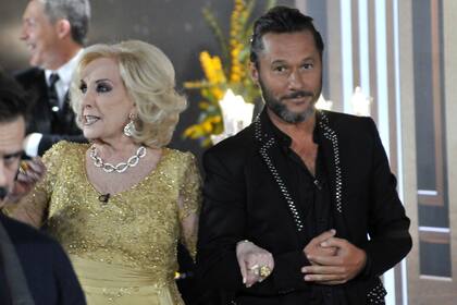 Mirtha junto a Diego Torres