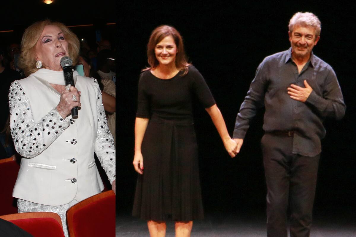 Mirtha Legrand celebró la labor de Ricardo Darín y Andrea Pietra en el teatro