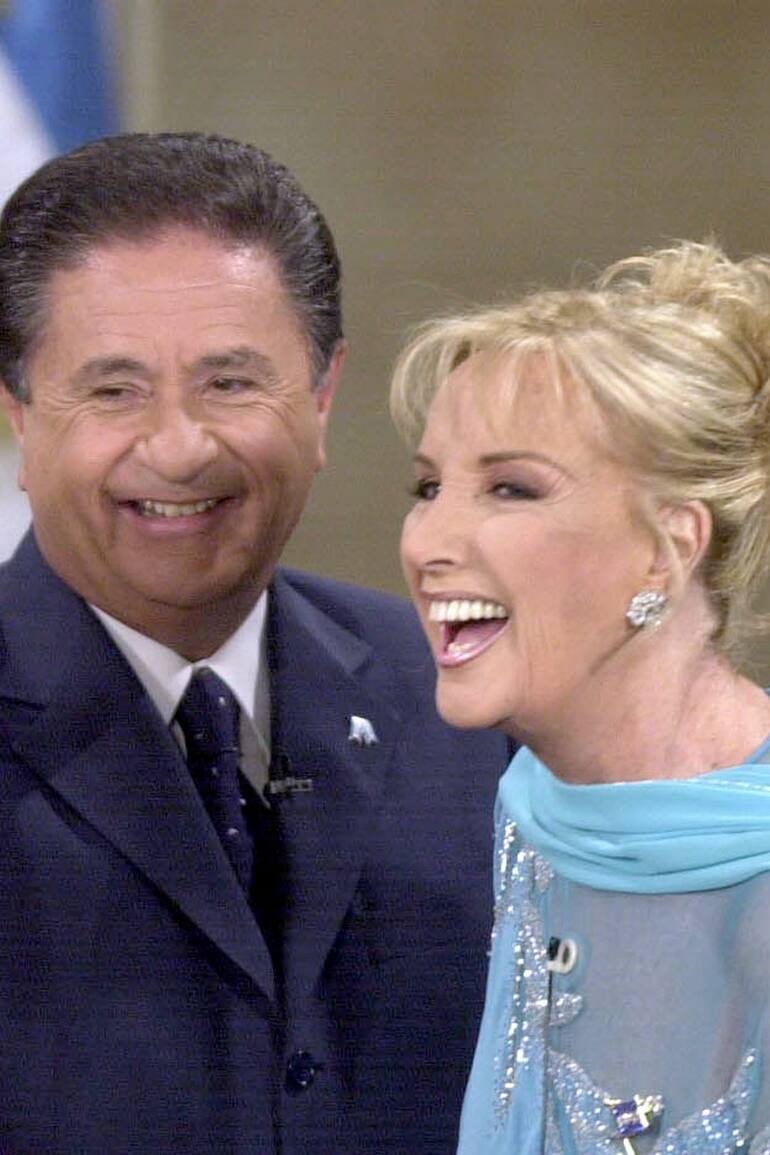 Mirtha Legrand con Eduardo Duhalde