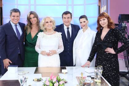 Mirtha Legrand con sus invitados del sábado pasado