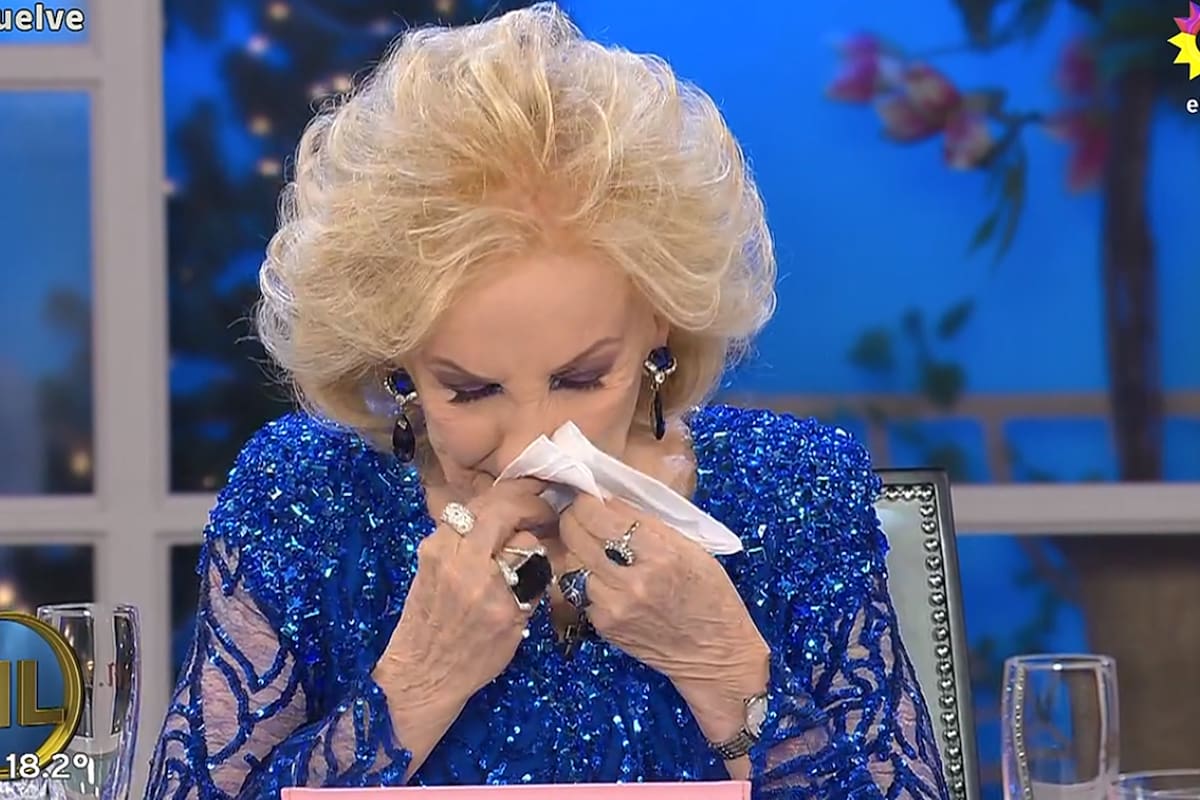 Mirtha Legrand, emocionada hasta las lágrimas tras ver un video homenaje a su carrera y su vida
