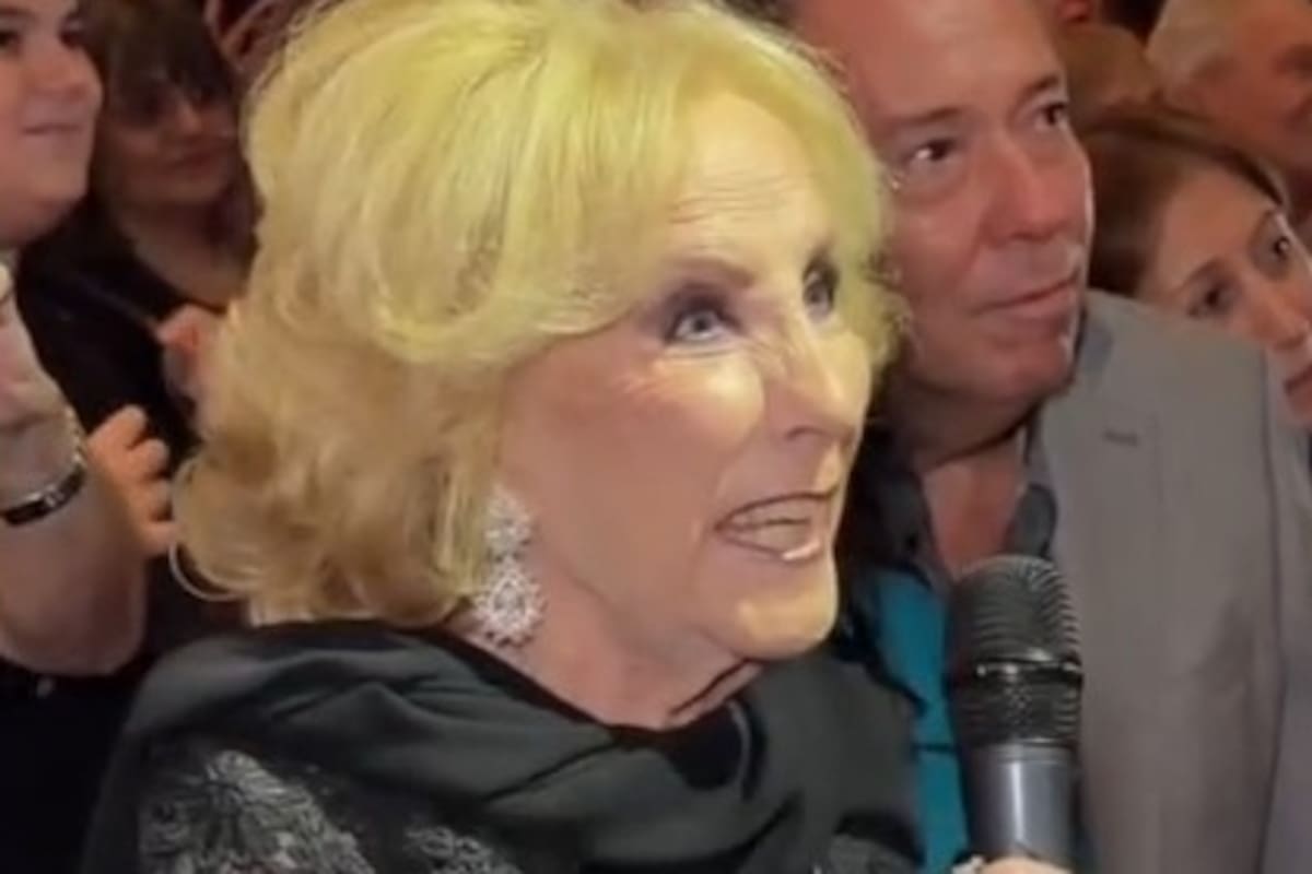 Mirtha Legrand, en el teatro Metropolitan