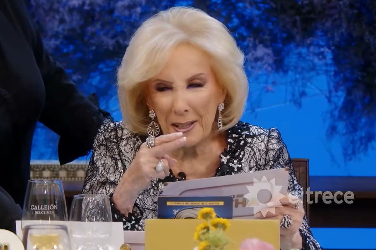 Mirtha Legrand en la Noche de Mirtha
