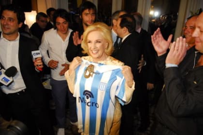 Mirtha Legrand es una de las fanáticas de Racing más conocidas de la farándula argentina
