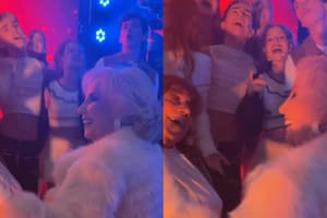 Mirtha Legrand fue a la presentación de Margarita y bailó "Flores amarillas" (Foto: Captura de video / Instagram @bycrismorena)