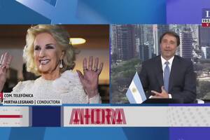 Mirtha Legrand hablò con Feinmann y expresó: "Lo del Presidente en la Antártida fue un mamarracho"