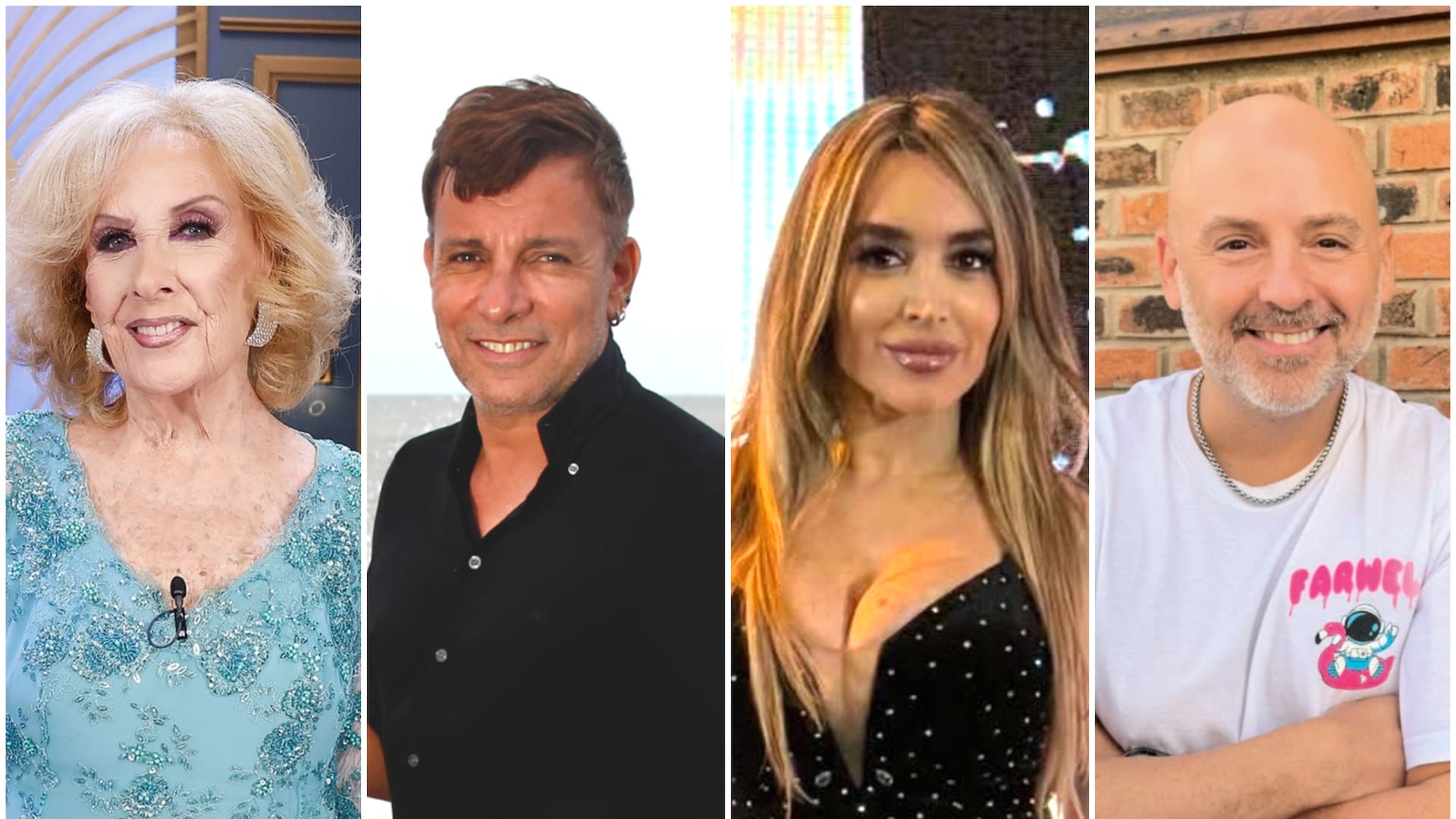 La diva se prepara para conducir su tradicional programa frente al mar