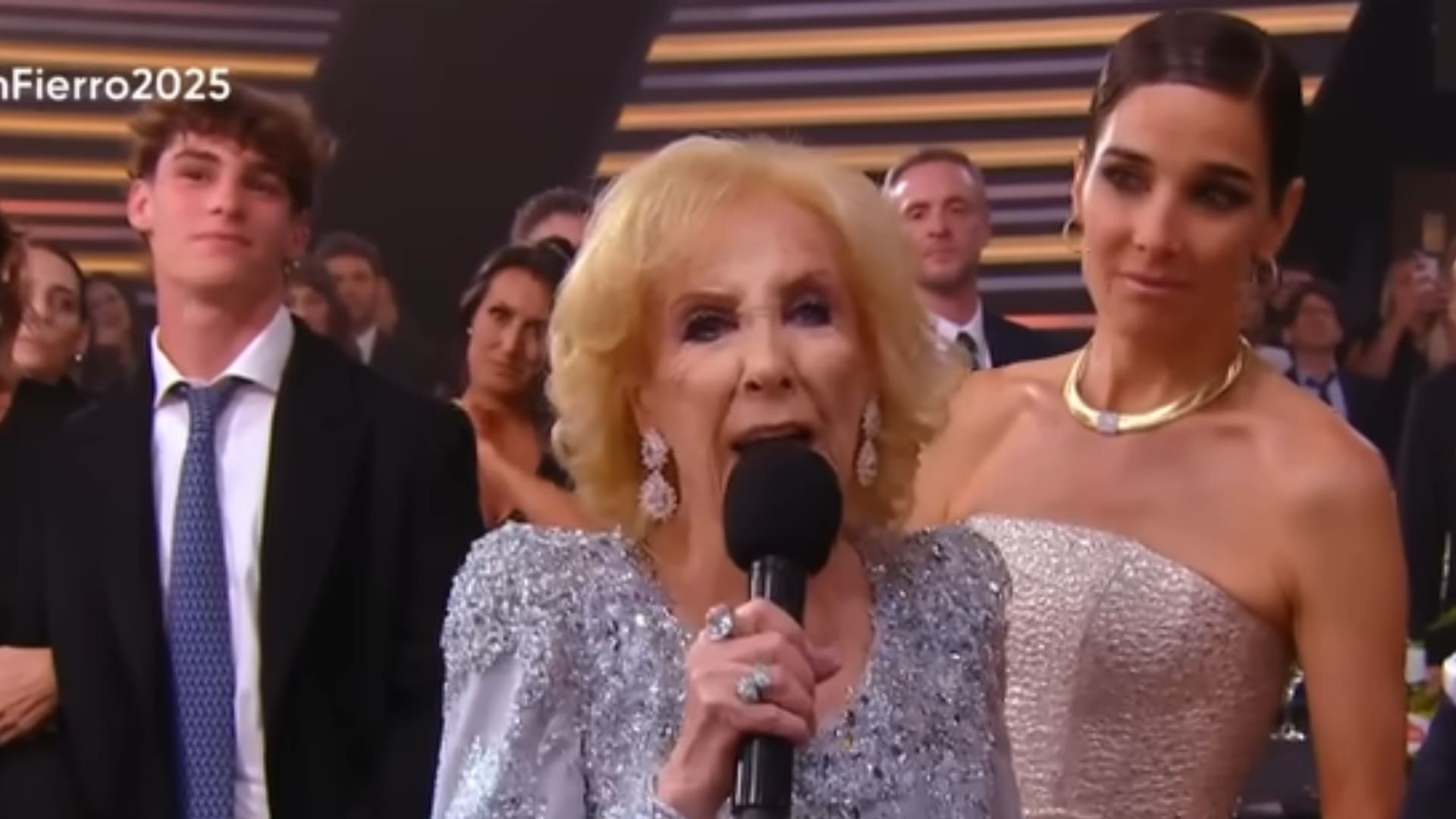 Susana Giménez, una de las grandes protagonistas de la noche, recibió dos estatuillas por su labor durante la temporada 2024