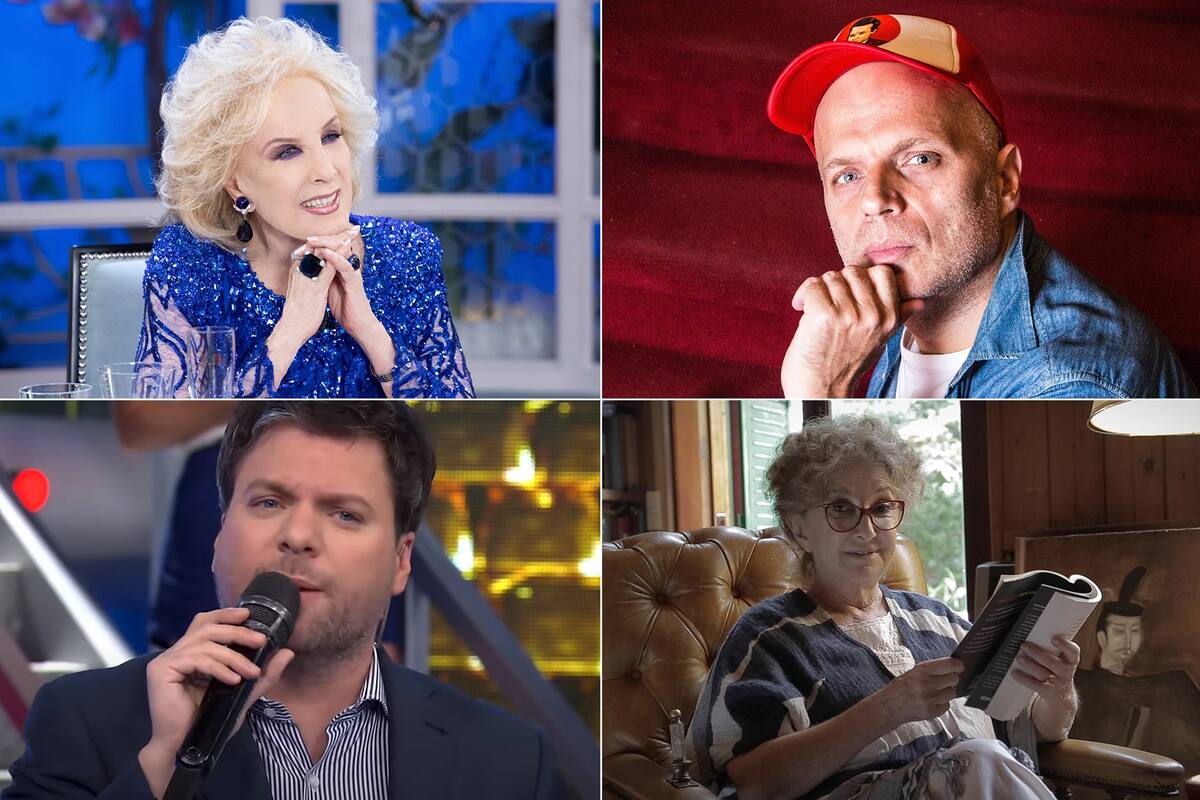 Mirtha Legrand, Sebastián Wainraich, Guido Kaczka y Norma Aleandro