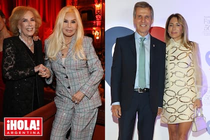 Mirtha Legrand, Susana Giménez y Martín Redrado con su mujer Lulú Sanguinetti, entre los presentes
