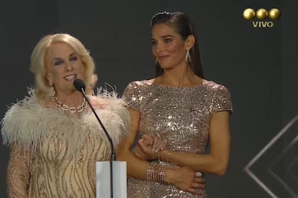 Mirtha Legrand tuvo su homenaje durante la cermeonia