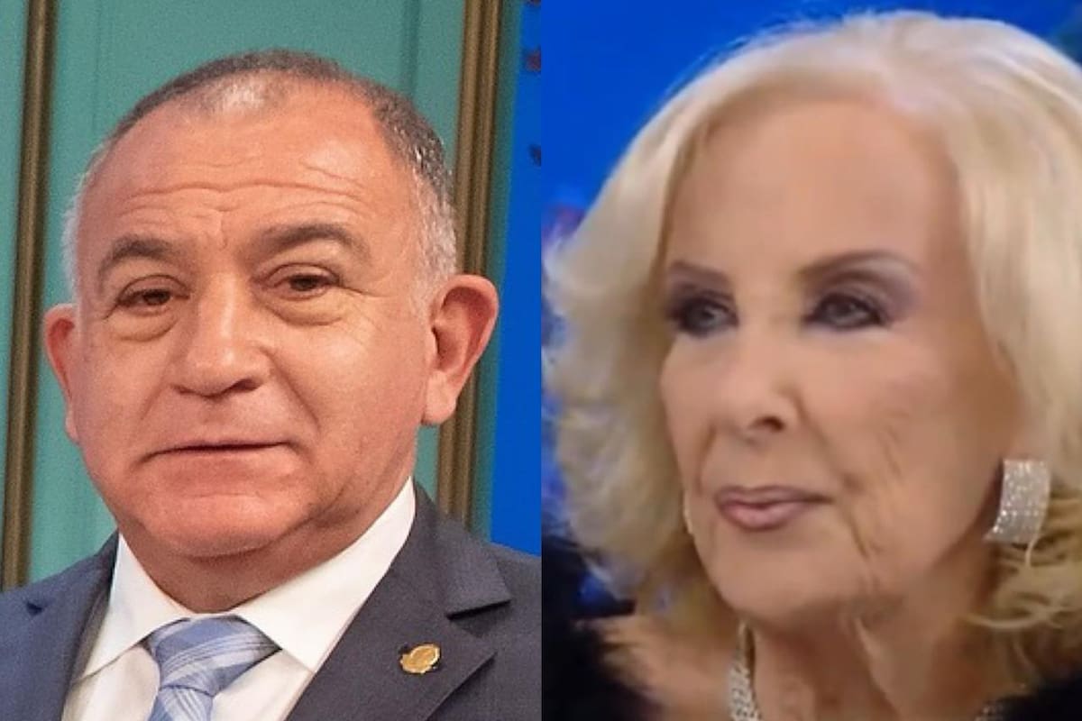 Mirtha Legrand y Luis Juez, en La Noche de Mirtha