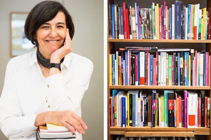 "Mis argumentos de venta están ligados a mi amor por la literatura", dice Valeria Satas que fue productora de cine hasta que dió el volantazo y abrió su librería en el mismo barrio en el que vive.