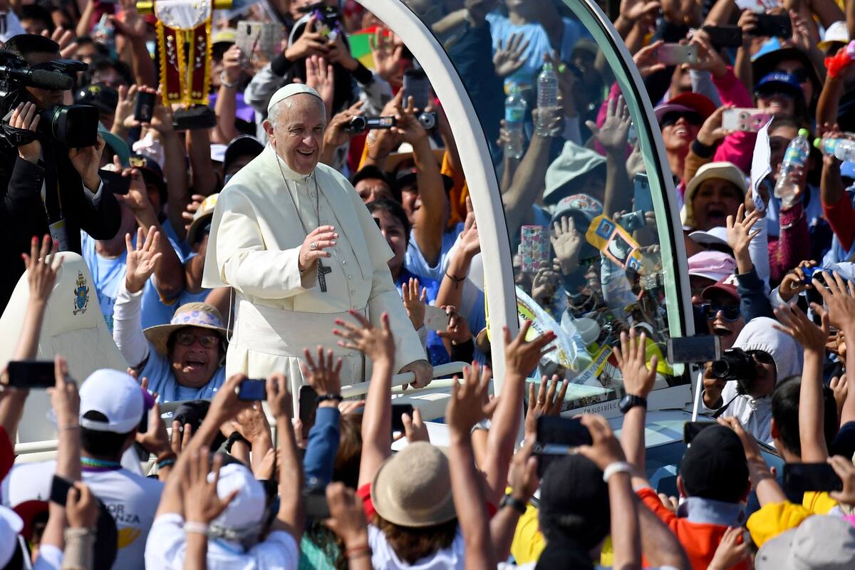 Misa del Papa Francisco en Trujillo, Perú