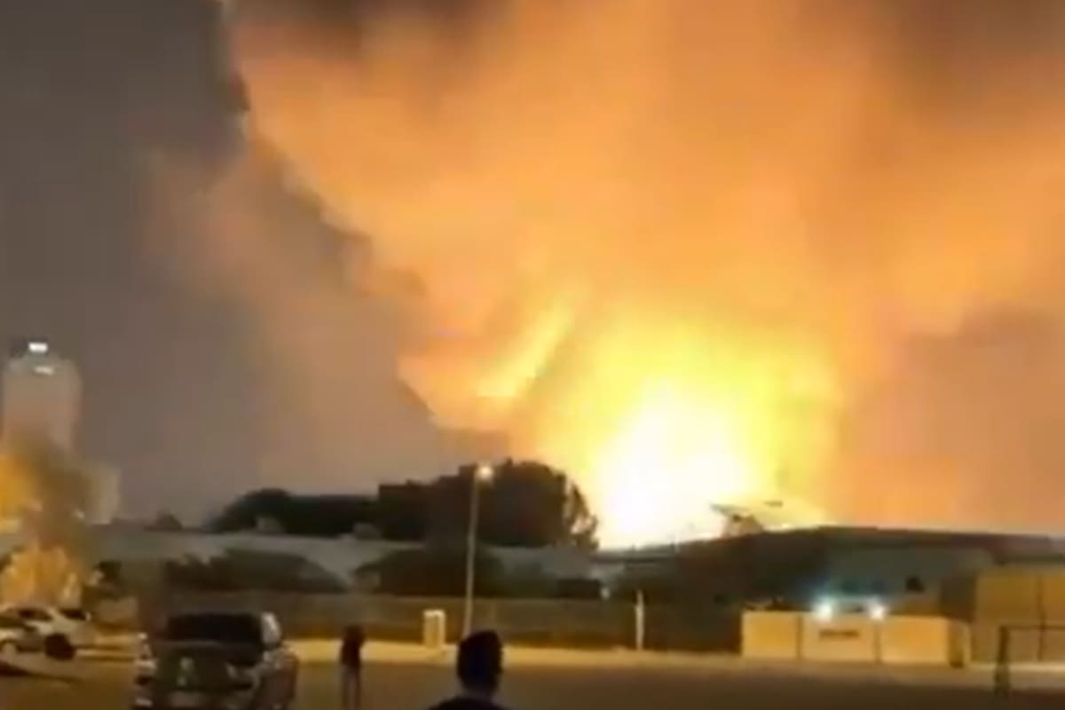 Misiles iraníes impactaron en una base militar estadounidense ubicada en Bahréin