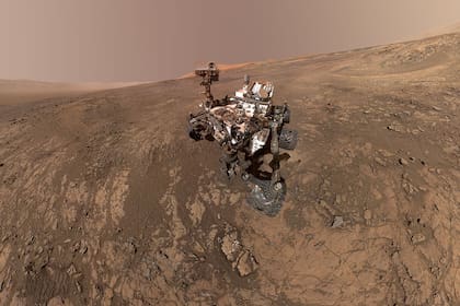 La imagen del Curiosity en Marte en febrero de 2018