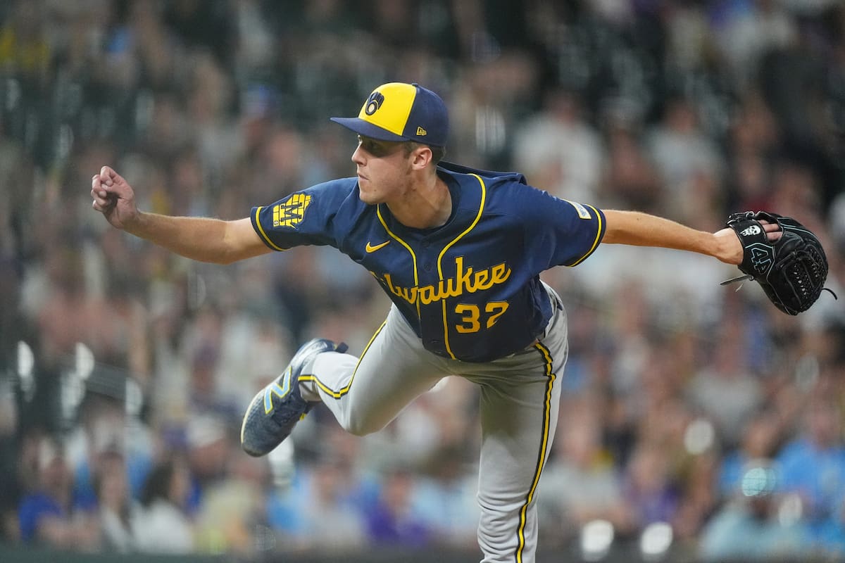 Misiorowski fija récord de velocidad con pitheo y Cerveceros vencen 7-1 a Rockies