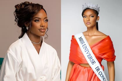 Miss Universo Congo fue destituida y una nueva modelo representará al país en el certamen internacional (Instagram/@deborah.djema-@missuniverse_drcongo)