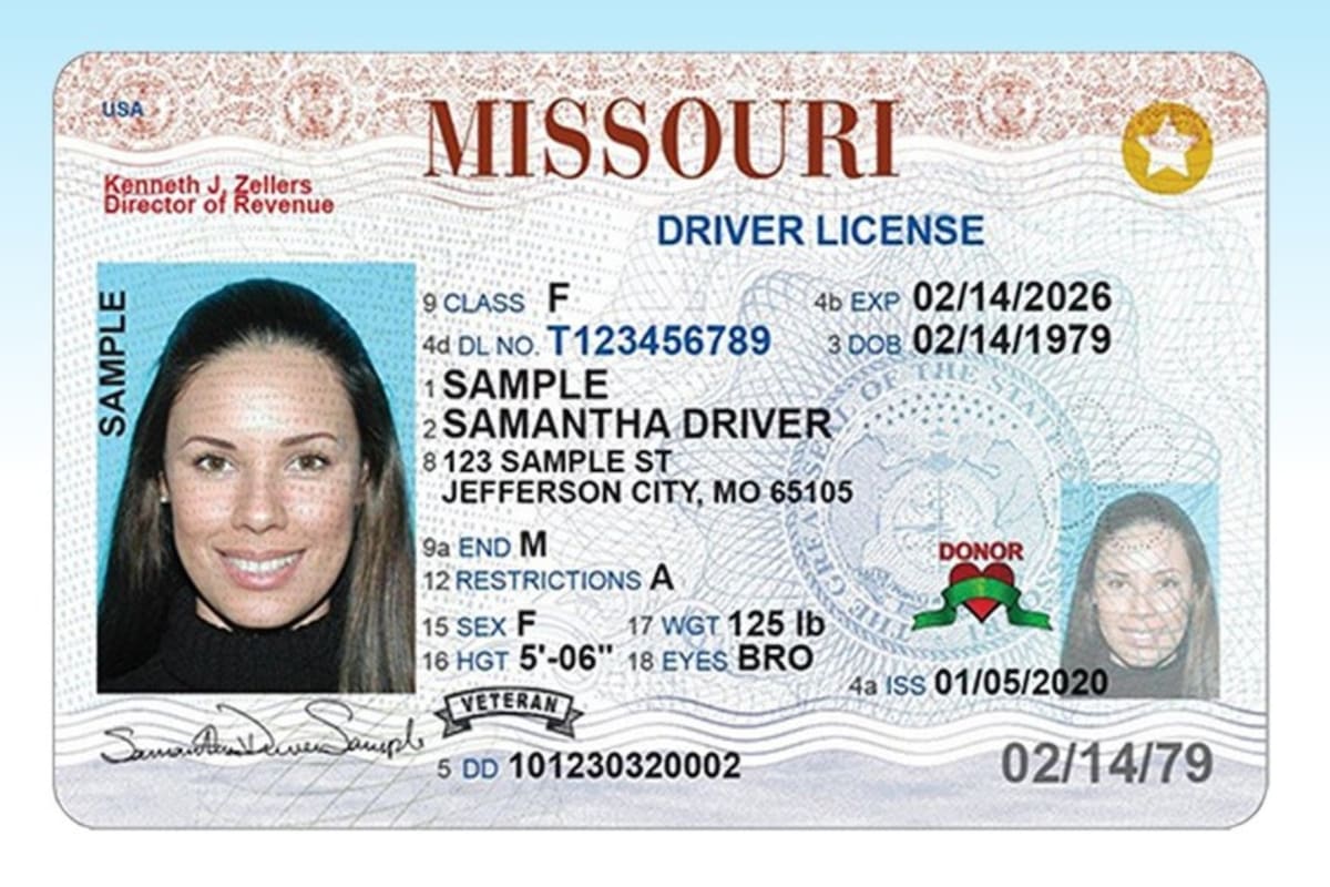 Missouri comenzó a otorgar las licencias de conducir y tarjetas de identificación que cumplen con los requisitos de Real ID desde marzo de 2019