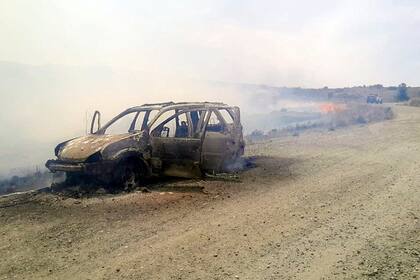 Misteriosa desaparición de un chofer de Uber en Entre Ríos. su auto apareció incendiado