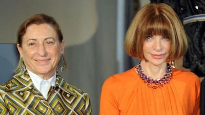 Miuccia Prada y Anna Wintour