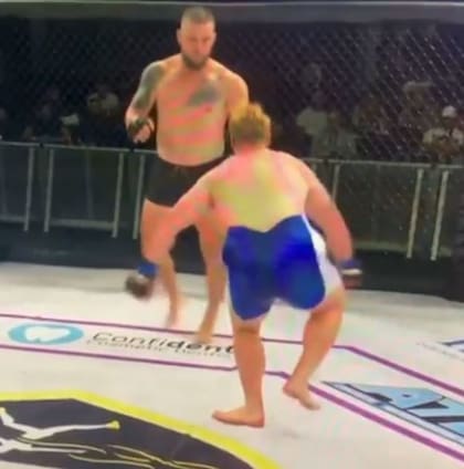 MMA: Dean Maxwell sufrió la fractura de tibia y peroné por una patada