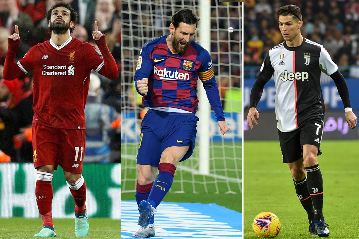 Mo Salah (Liverpool), Lionel Messi (Barcelona) y Cristiano Ronaldo (Juventus) podrían consagrarse campeón con bastante antelación