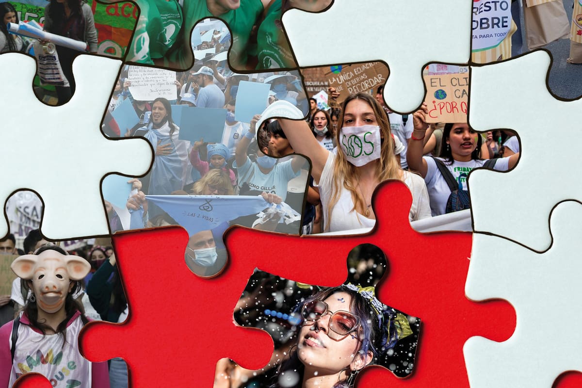 Modelo para armar. De las “verdes” a los libertarios, de las juventudes políticas a los ambientalistas, la participación juvenil disputa la agenda de esta época
