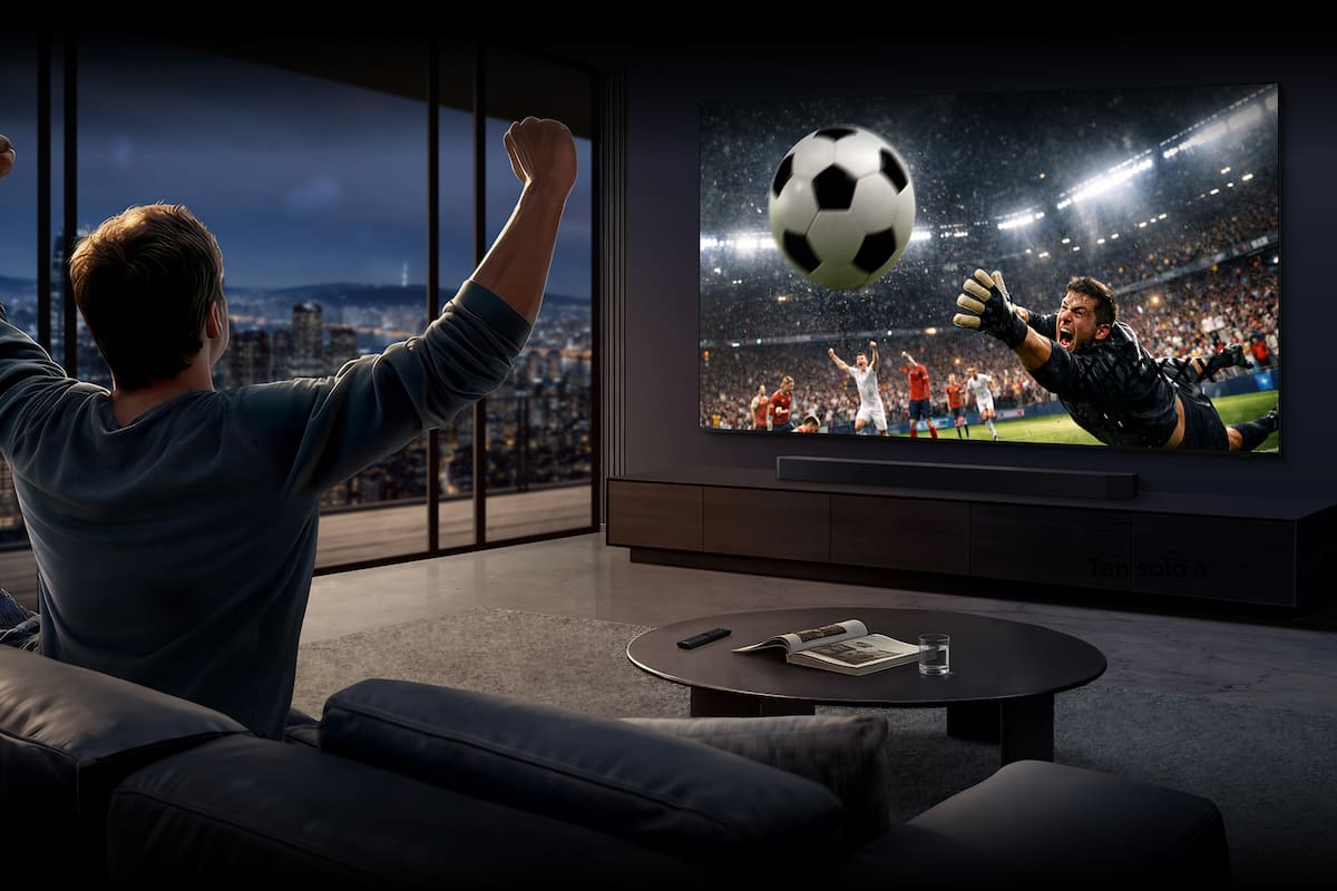 Modelos desde 65′' hasta 98′': Samsung ofrece un catálogo de TVs ideales para disfrutar cada minuto de cada partido.