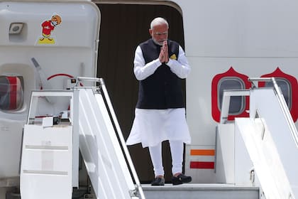 El primer ministro Modi, en su llegada a la cumbre del G-20 en Buenos Aires