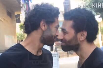 Mohamed Salah y Ahmed Bahaa