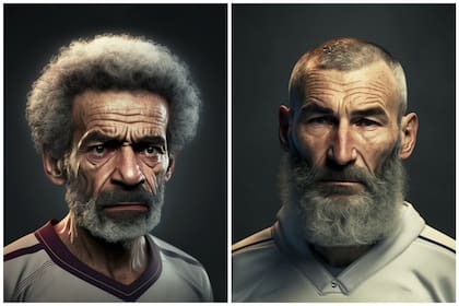 Mohamed Salah y Karim Benzema