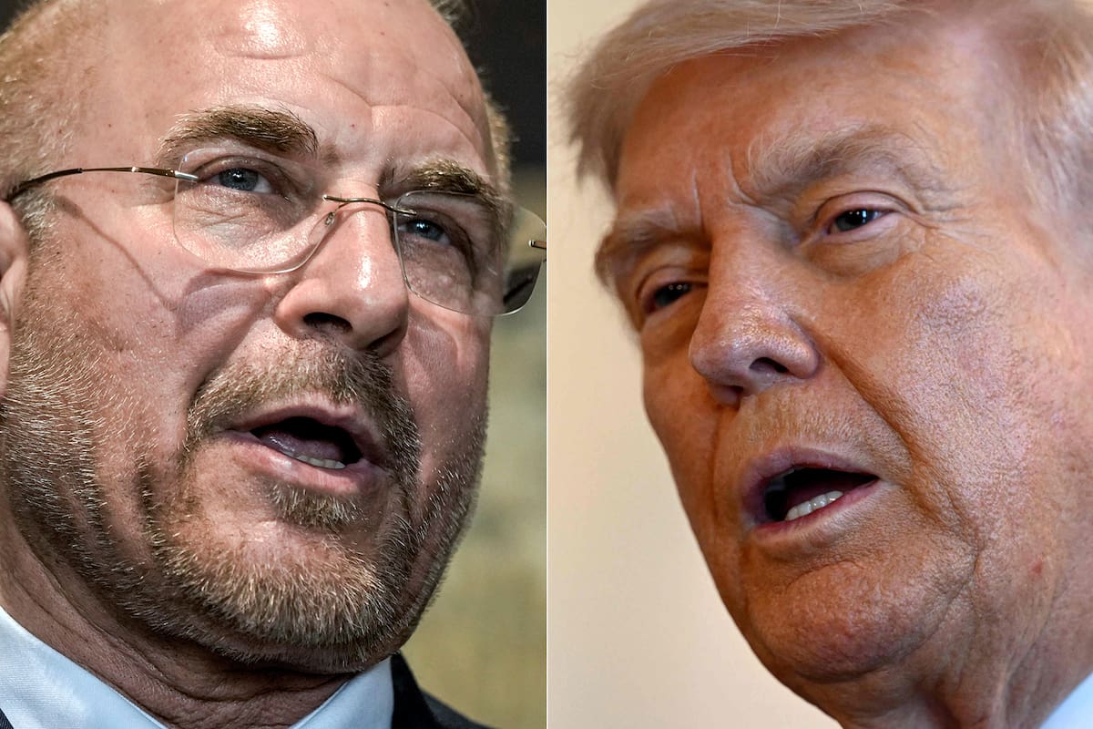 Mohammad Bagher Qalibaf y Donald Trump