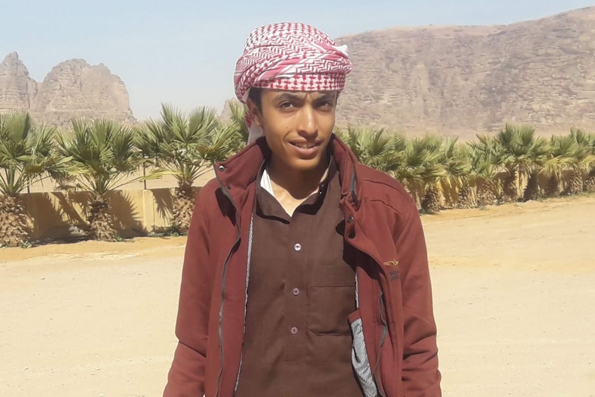 Mohammed tiene 19 años, vive en el desierto de Jordania y participó en el rodaje de Star Wars IX