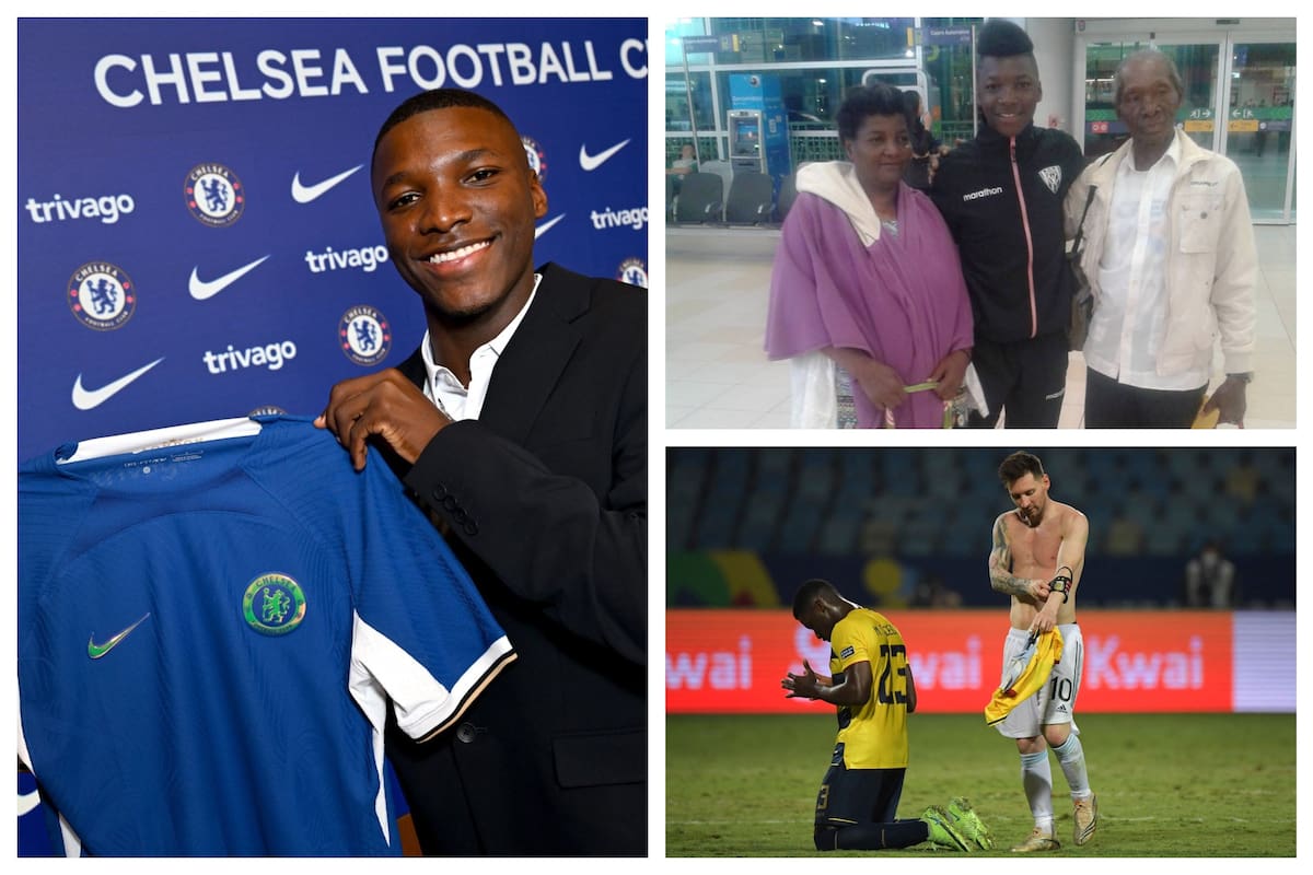 Moisés Caicedo, de un origen humilde y sacrificado, al Chelsea y a la Copa América, en la que ya enfrentó a la Argentina de Lionel Messi