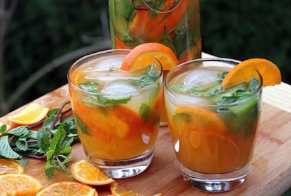Mojito de Mandarina, una variación de Layla Pujol en Las Recetas de Laylita.