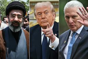 Mojtaba Khamenei, Donald Trump y Miguel Díaz-Canel