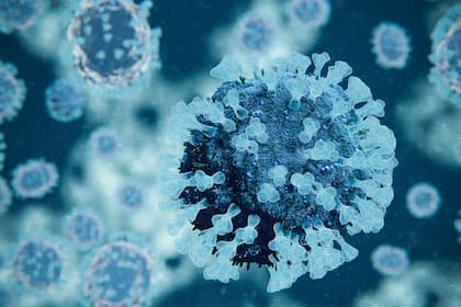Ilustración 3D del nuevo coronavirus