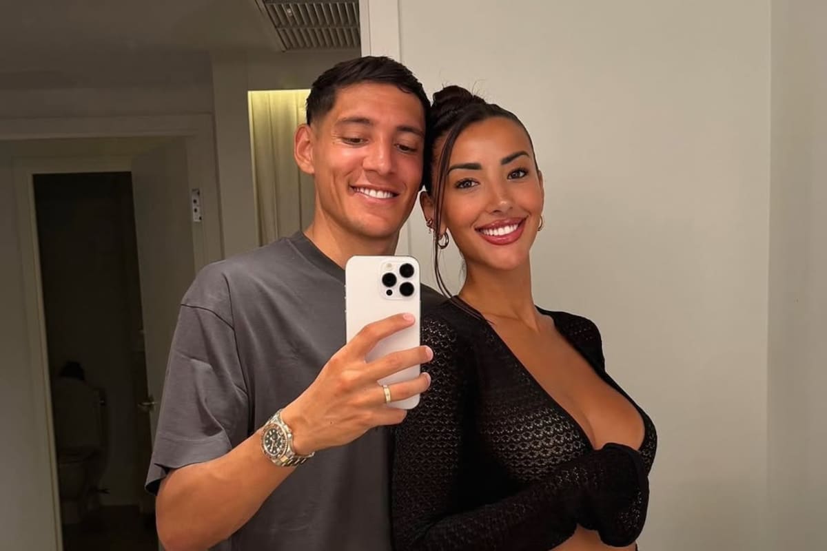 Molina le dedicó un tierno posteo a su pareja en el día de su cumpleaños (Foto: @nahuelmolina35)