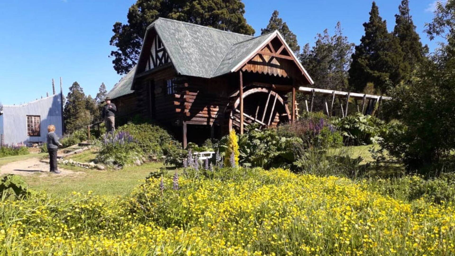 Molino Harinero Nant Fach, que hoy funciona también como un museo donde se conserva el legado de los galeses en Trevelin y en la región