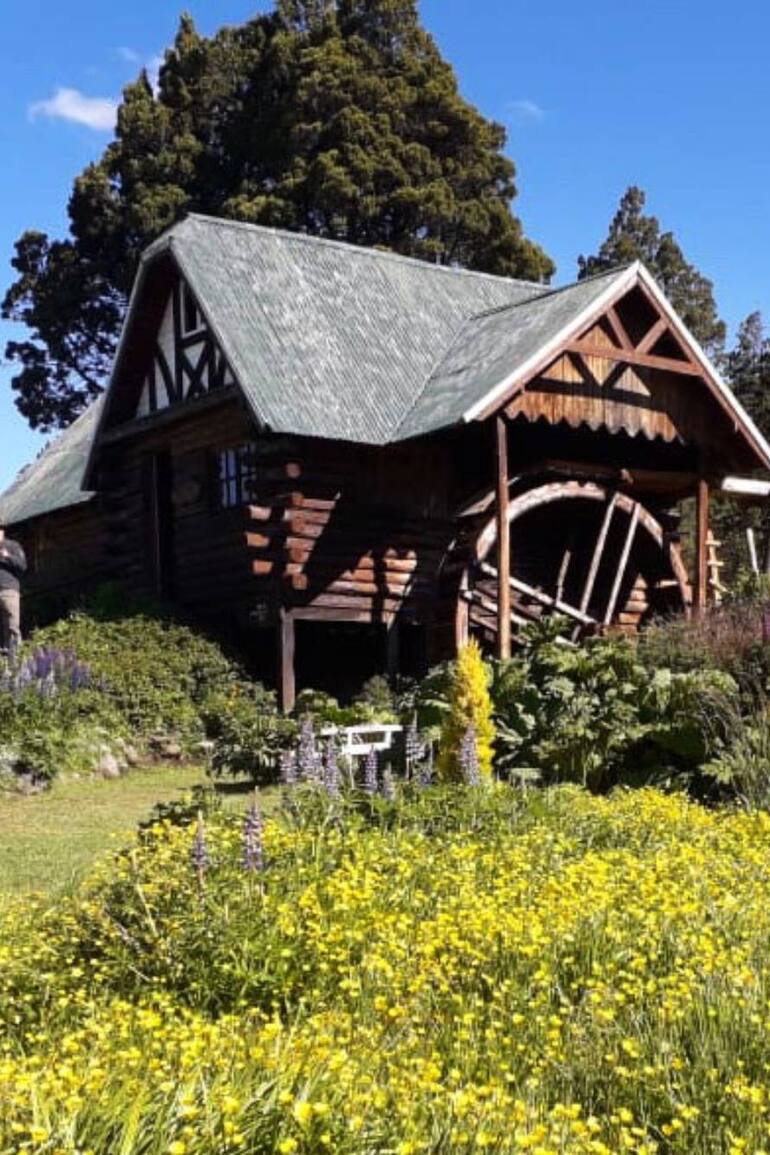 Molino Harinero Nant Fach, que hoy funciona también como un museo donde se conserva el legado de los galeses en Trevelin y en la región