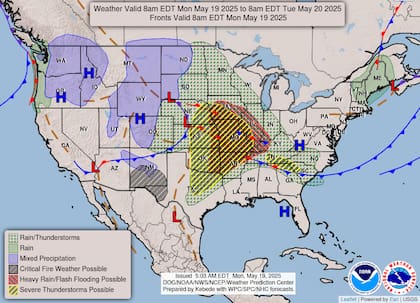 Momento crítico entre media tarde y noche: sistema de baja presión aumentará riesgo de tormentas explosivas en Texas central