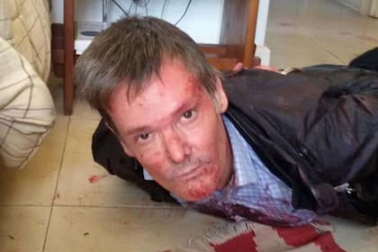 Momento de la detención de Fernando Farre luego de asesinar a su esposa