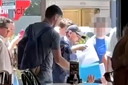 Momentos del arresto de los falsos gestores