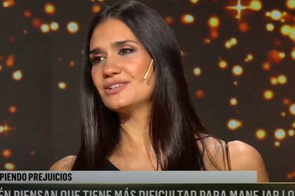 Momi Giardina se refirió a los rumores de romance con Marcelo Tinelli (Foto: captura TV)