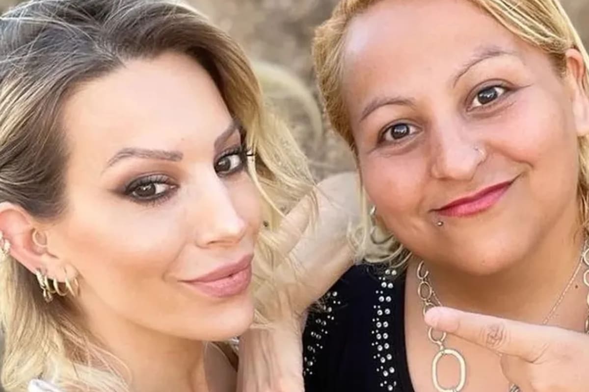 Momish Medina junto a Noelia Marzol, con quien trabajó hace un tiempo (FOTO: GENTILEZA NORMA MEDINA)