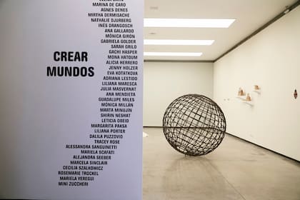 Mona Hatoum - Globe (Globo), 2007 Acero dulce, 170 x 170 cm Colección Silvia y Hugo Sigman, Buenos Aires.